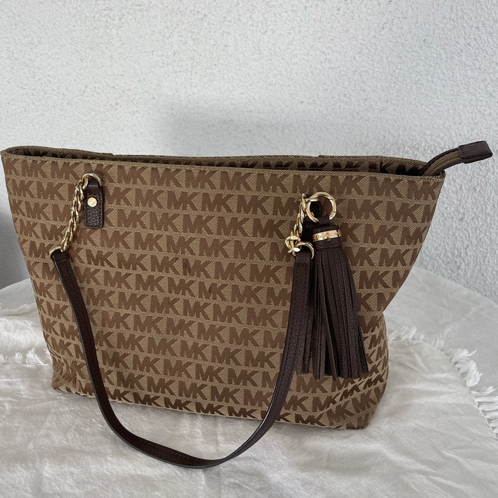 Michael Kors Monogram Tote Handbag